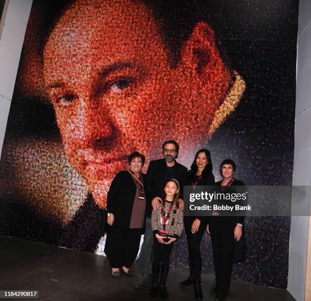 Leta Gandolfini, Johanna Antonacci, Deborah Lin Gandolfini, Ray Abruzzo and Liliana Ruth Gandolfini attend SopranosCon 2019 at Meadowlands Exposition...