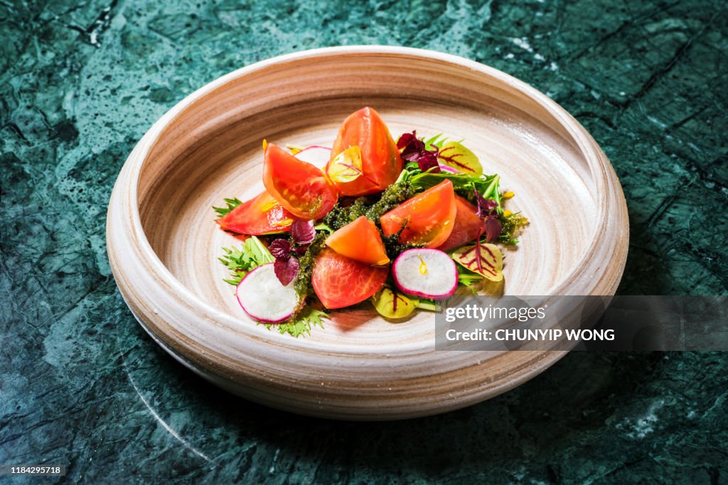 Mizuna Salad