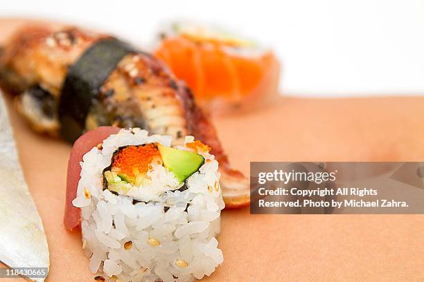 nyotaimori ("body sushi") - nyotaimori stock pictures, royalty-free photos & images