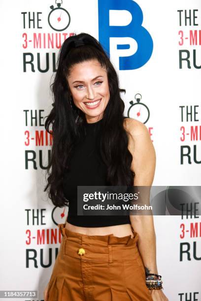 Tiffany Lynn attends a red carpet event featuring business influencers, celebrities and leading network executives gather to celebrate Brant...