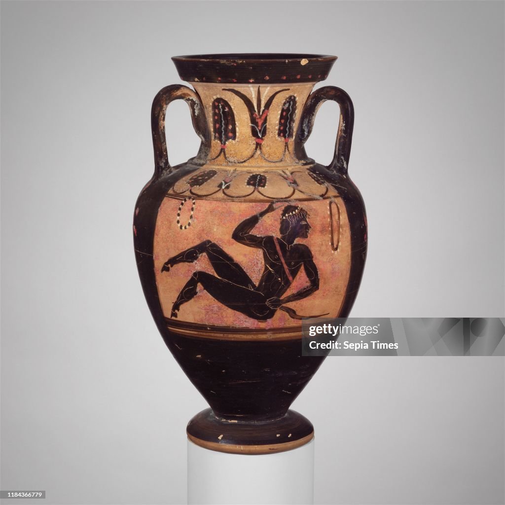 Terracotta neck-amphora (jar)