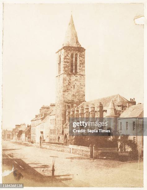 St. Andrews. College Church of St. Salvator, 1843-47, Salted paper print from paper negative, Photographs, David Octavius Hill , Robert Adamson