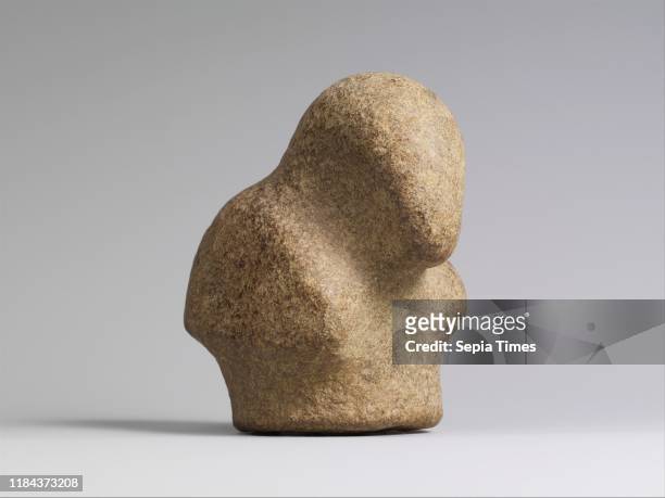 Bird Figure, circa 1500 B.C.- ?A.D. 1600, Papua New Guinea, Komun River region, Mount Hagen region, Stone, H. 4 1/2 x W. 4 1/2 x D. 4 1/2 in. ,...