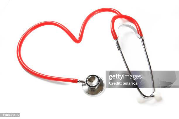 stethoscope series - heart shap stock pictures, royalty-free photos & images
