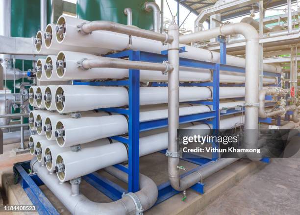 reverse osmosis system for power plant,ro tank for factory - desalination stock pictures, royalty-free photos & images