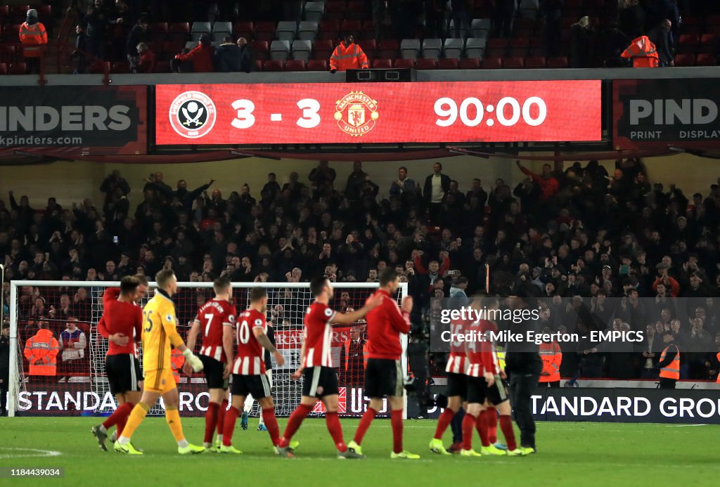 Sheffield United v Manchester United - Premier League - Bramall Lane