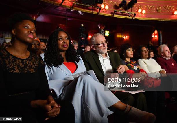 Jamelia , Labour’s Shadow Minister of State for Women and Equalities Dawn Butler Labour leader Jeremy Corbyn , his wife Laura Alvarez , Labour Party...