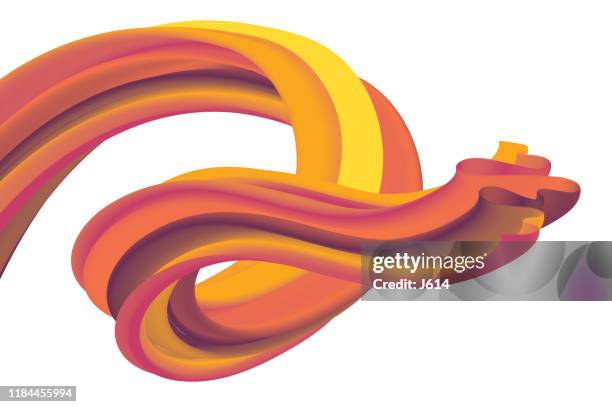fluent motion - fun gradient backgrounds stock illustrations