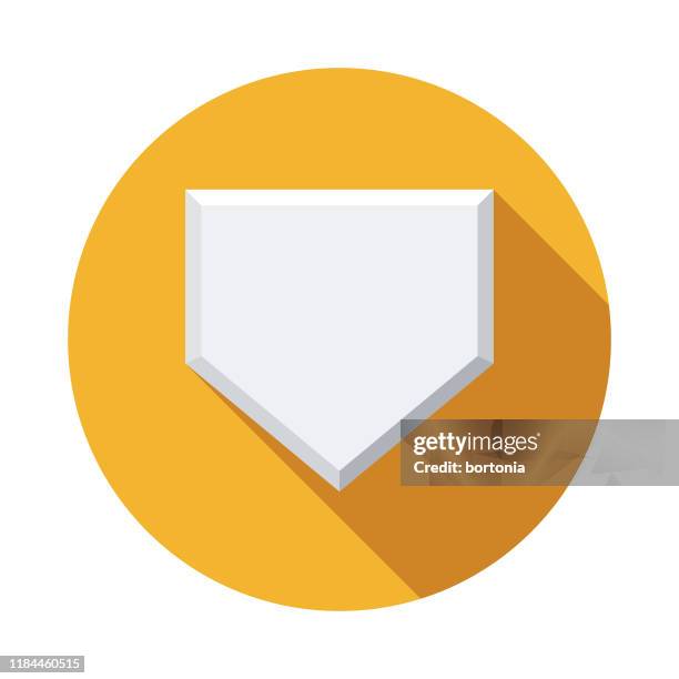 ilustrações, clipart, desenhos animados e ícones de ícone home da base de beisebol - segunda base base