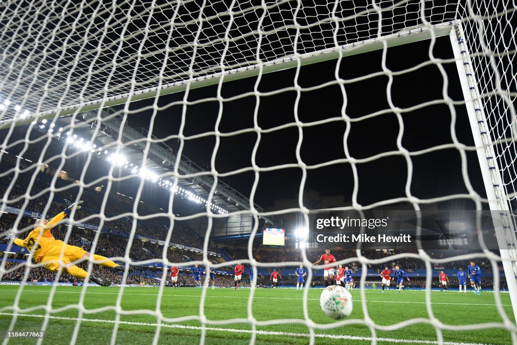 Chelsea FC v Manchester United - Carabao Cup Round of 16