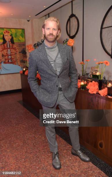 Alistair Guy attends Ella Canta's Day of the Dead celebration on October 30, 2019 in London, England.