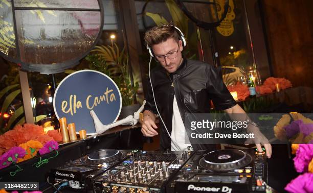 Henry Holland attends Ella Canta's Day of the Dead celebration on October 30, 2019 in London, England.