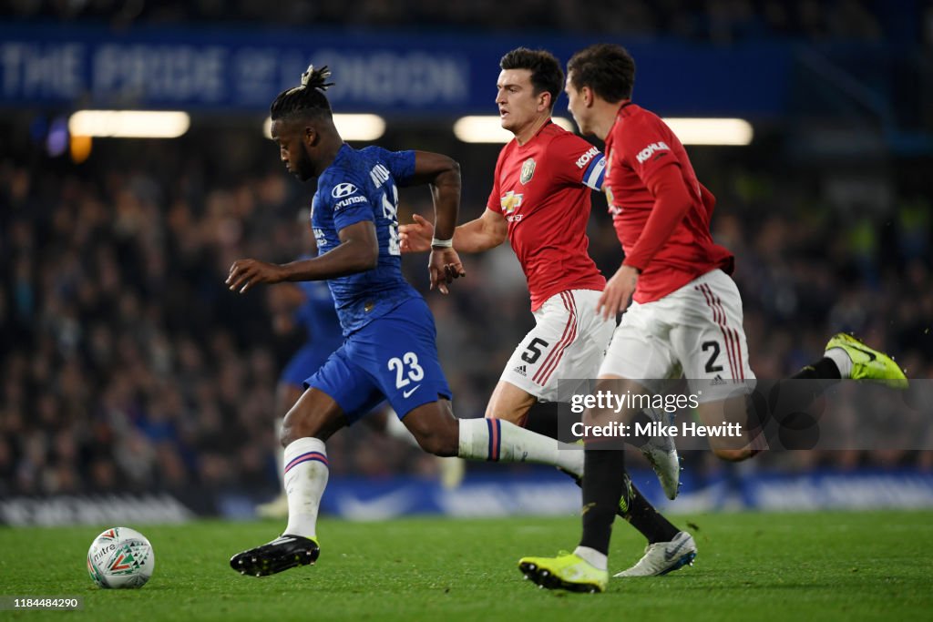 Chelsea FC v Manchester United - Carabao Cup Round of 16