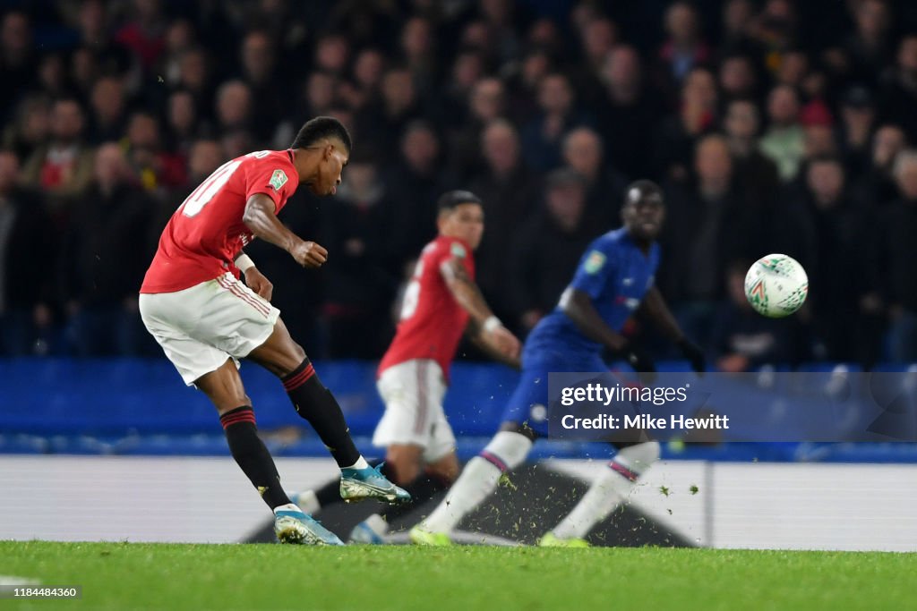 Chelsea FC v Manchester United - Carabao Cup Round of 16