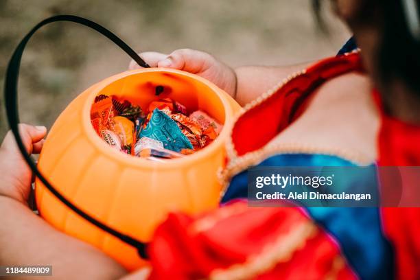 trick or treat - candies stock pictures, royalty-free photos & images