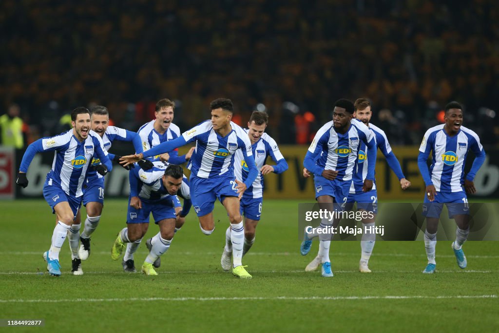 Hertha BSC v Dynamo Dresden - DFB Cup