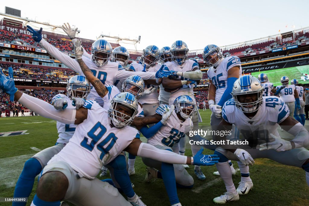Detroit Lions v Washington Redskins