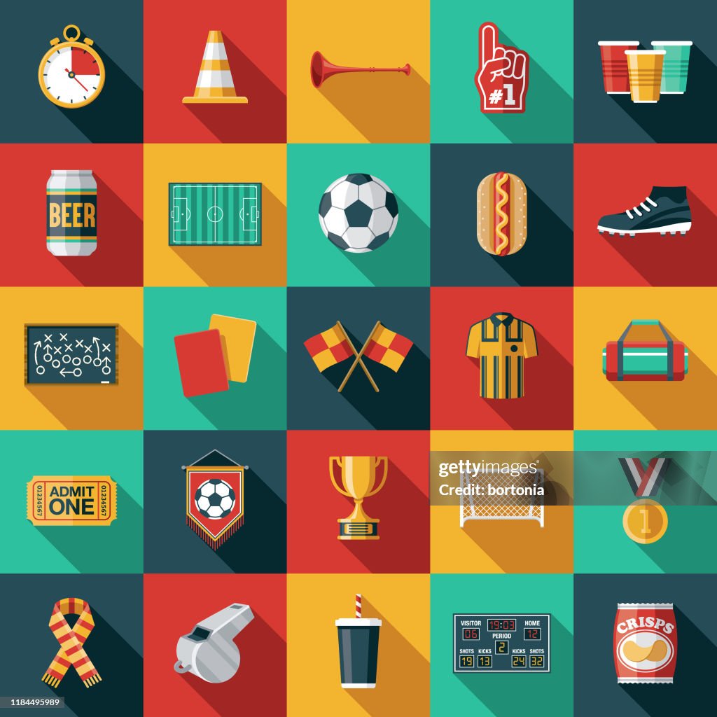 Football (Soccer) Icon Set