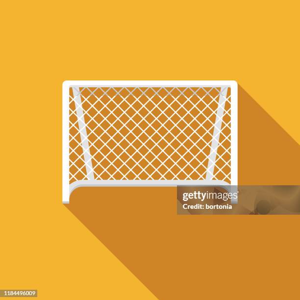 illustrazioni stock, clip art, cartoni animati e icone di tendenza di icona di soccer net - clip art