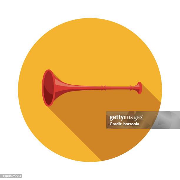 vuvuzela soccer icon - vuvuzela stock illustrations