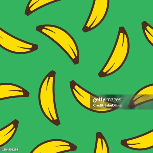 banana stylized pattern - banana stock illustrations