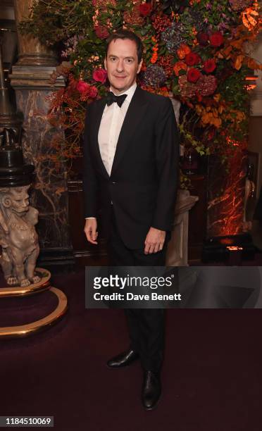 Evening Standard Editor George Osborne attends the 65th Evening Standard Theatre Awards in association with Michael Kors at the London Coliseum on...