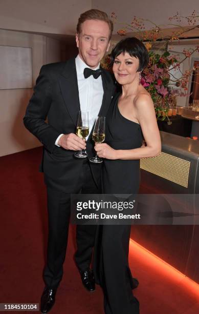 Damian Lewis and Helen McCrory attend the 65th Evening Standard Theatre Awards in association with Michael Kors at the London Coliseum on November...