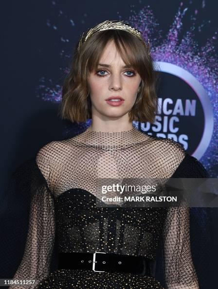 US Actress Maya Hawke Arrives For The 2019 American Music Awards At us-actress-maya-hawke-arrives-for-the-2019-american-music-awards-at
