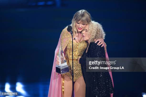 Hosted by Ciara and broadcasting live from the Microsoft Theater in Los Angeles on Sunday, Nov. 24 at 8:00 p.m. EST, on ABC. TAYLOR SWIFT, CAROLE KING