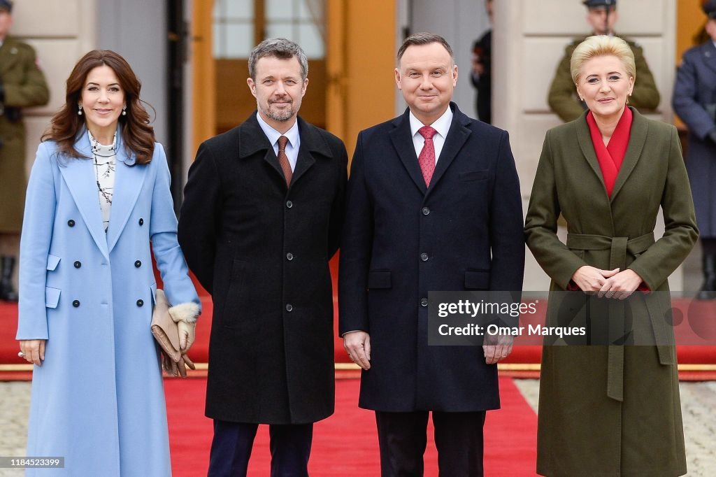 Danish Crown Prince Couple Visit Poland
