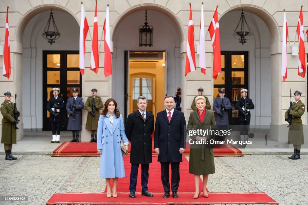 Danish Crown Prince Couple Visit Poland