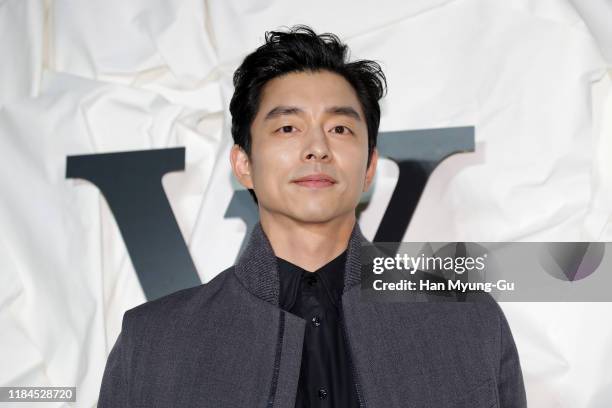 South Korean actor Gong Yoo attends the photocall for 'Louis Vuitton Maison Seoul' opening party on October 30, 2019 in Seoul, South Korea.