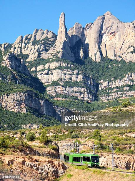 foot of montserrat mountain - monserrat mountain stock pictures, royalty-free photos & images