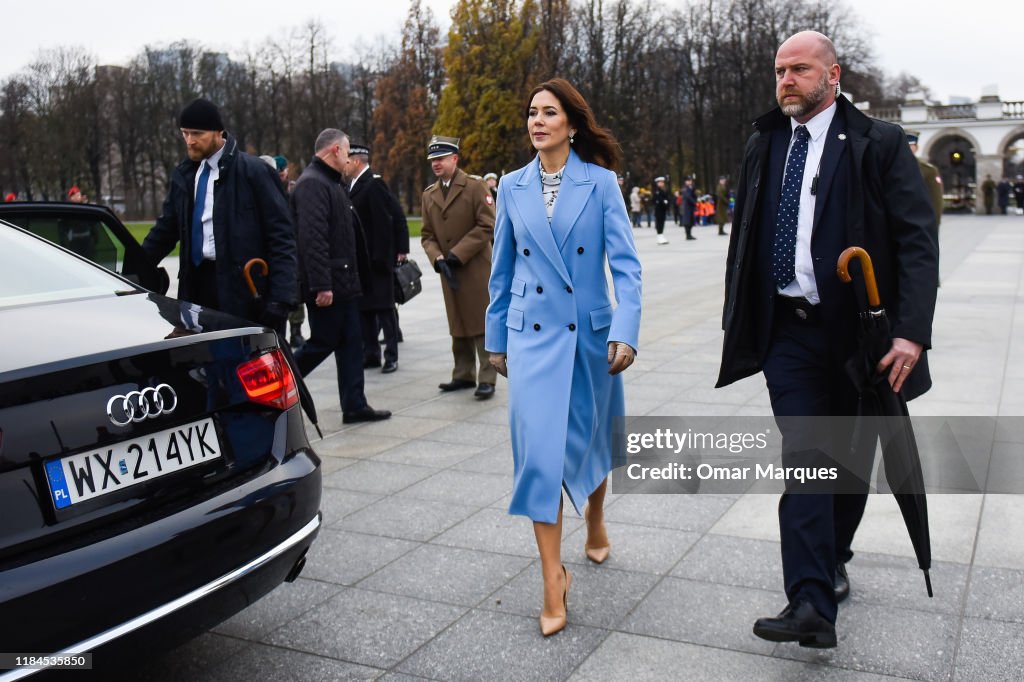Danish Crown Prince Couple Visit Poland