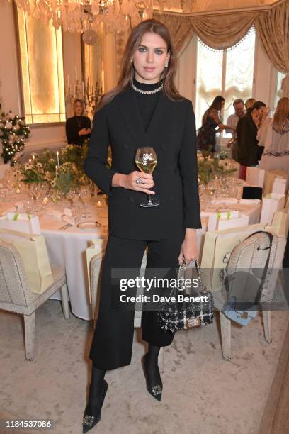 Lady Sabrina Percy attends the Perrier-Jouet Champagne Festive lunch at Annabels on November 25, 2019 in London, England.