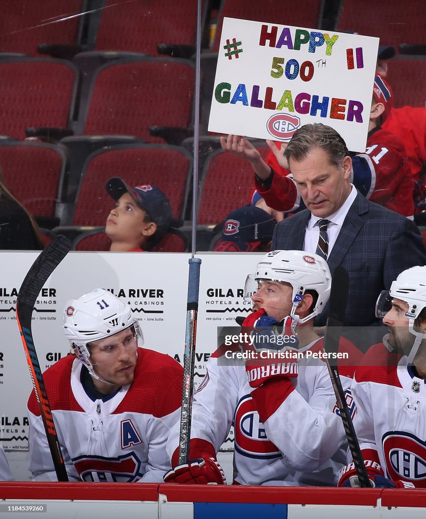 Montreal Canadiens v Arizona Coyotes