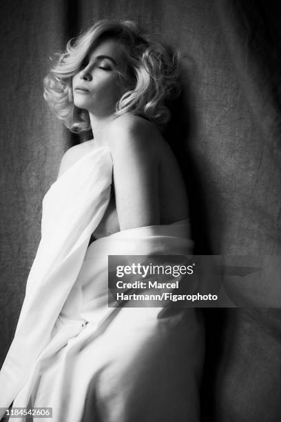 Actress Emmanuelle Beart is photographed for Madame Figaro on December 19, 2017 in Paris, France. CREDIT MUST READ: Marcel Hartmann/Figarophoto via...