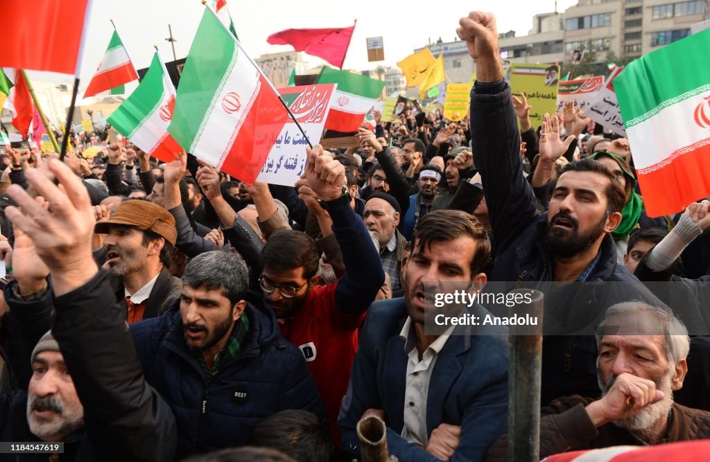 Pro-government demonstration in Iran