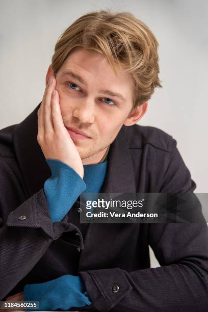 Joe Alwyn at the "Harriet" Press Conference at the Four Seasons Hotel on October 29, 2019 in Beverly Hills, California.