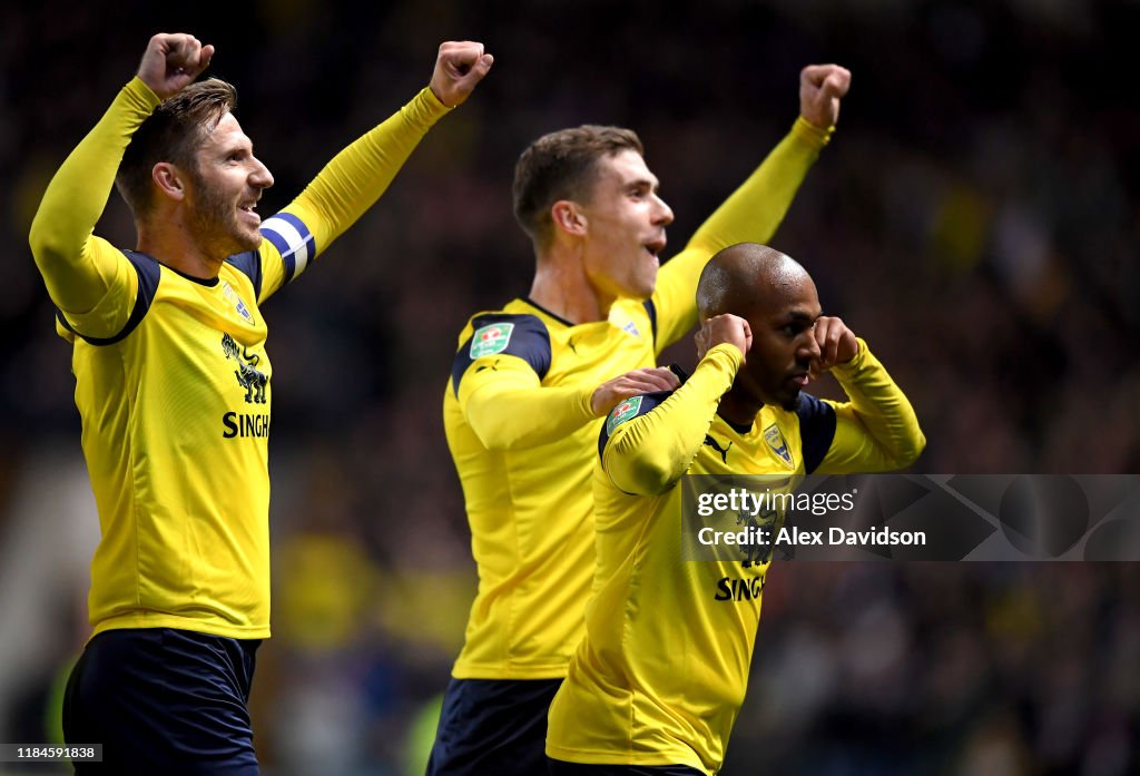 Oxford United v Sunderland AFC - Carabao Cup Round of 16