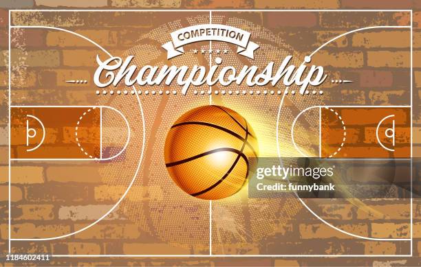 burning championship - swish background stock illustrations