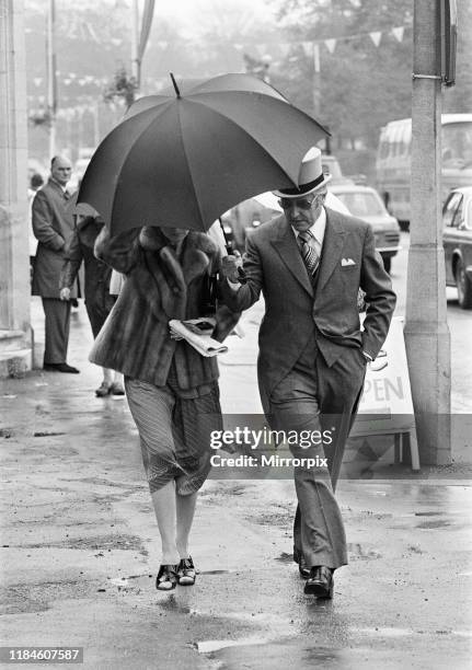 First Day at Royal Ascot, Tuesday 14th June 2019; pictured: Peter Sellers and wife Lynne Frederick.