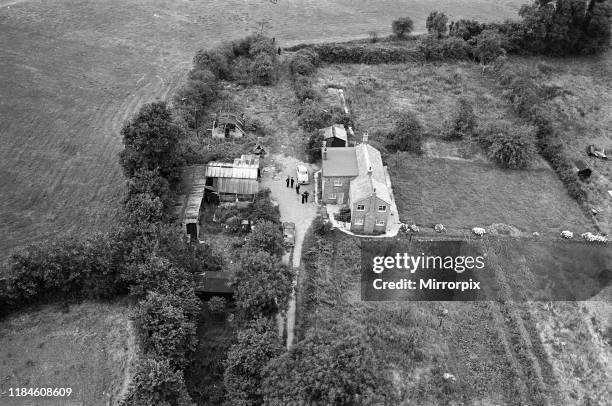 Leatherslade Farm, between Oakley and Brill in Buckinghamshire, hideout used by gang, 27 miles from the crime scene, Tuesday 13th August 1963;...