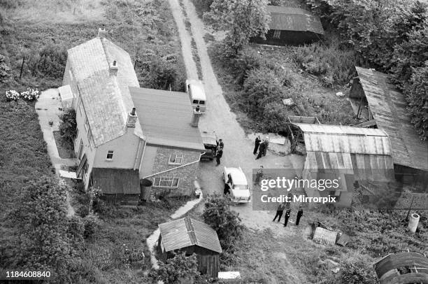 Leatherslade Farm, between Oakley and Brill in Buckinghamshire, hideout used by gang, 27 miles from the crime scene, Tuesday 13th August 1963;...