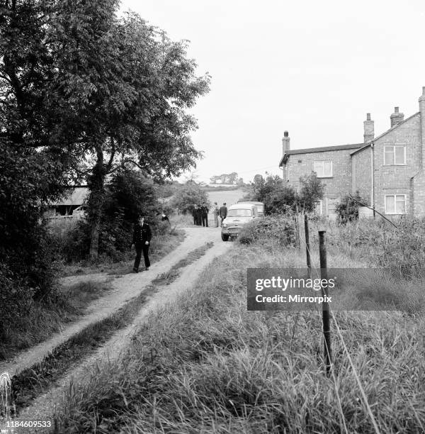 Leatherslade Farm, between Oakley and Brill in Buckinghamshire, hideout used by gang, 27 miles from the crime scene, Tuesday 13th August 1963;...