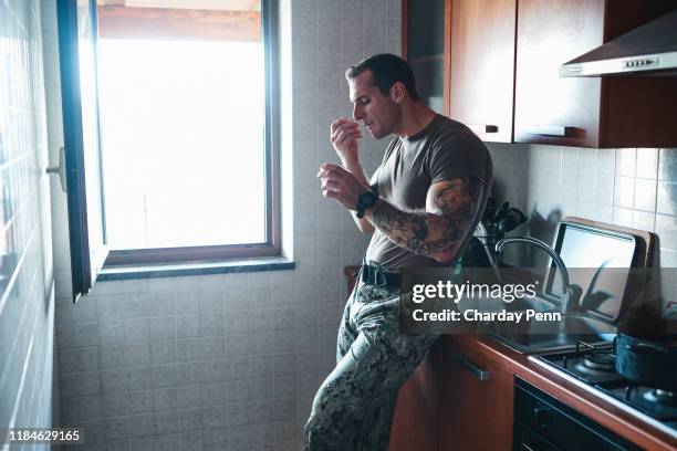 food is fundamental to staying strong - army barracks stock pictures, royalty-free photos & images