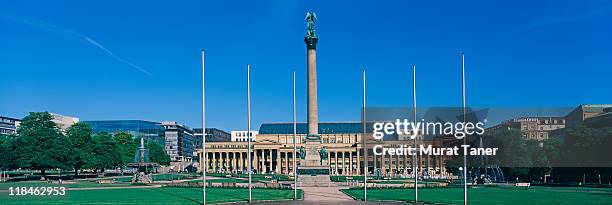 square in a town - stuttgart stock pictures, royalty-free photos & images