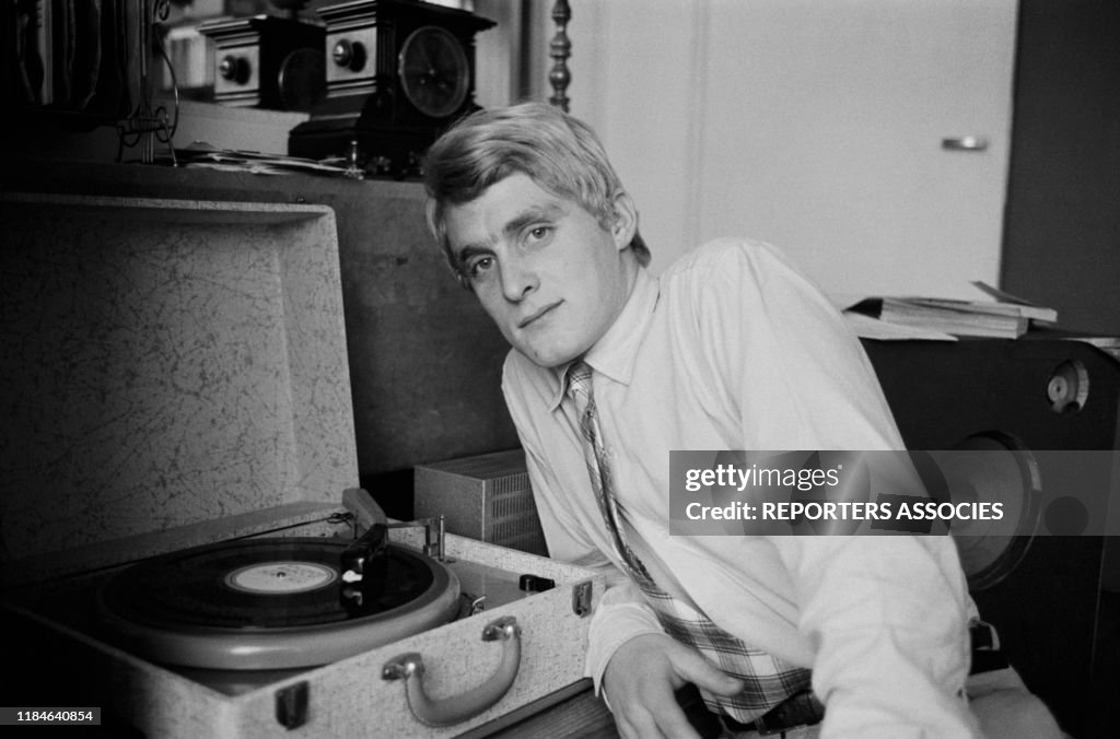 Portrait du chanteur Christophe en 1963