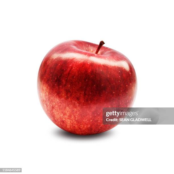 red apple - manzana fotografías e imágenes de stock
