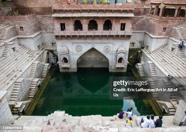 Toorji ka Jhalra stepwell, Rajasthan, Jodhpur, India on July 19, 2019 in Jodhpur, India.